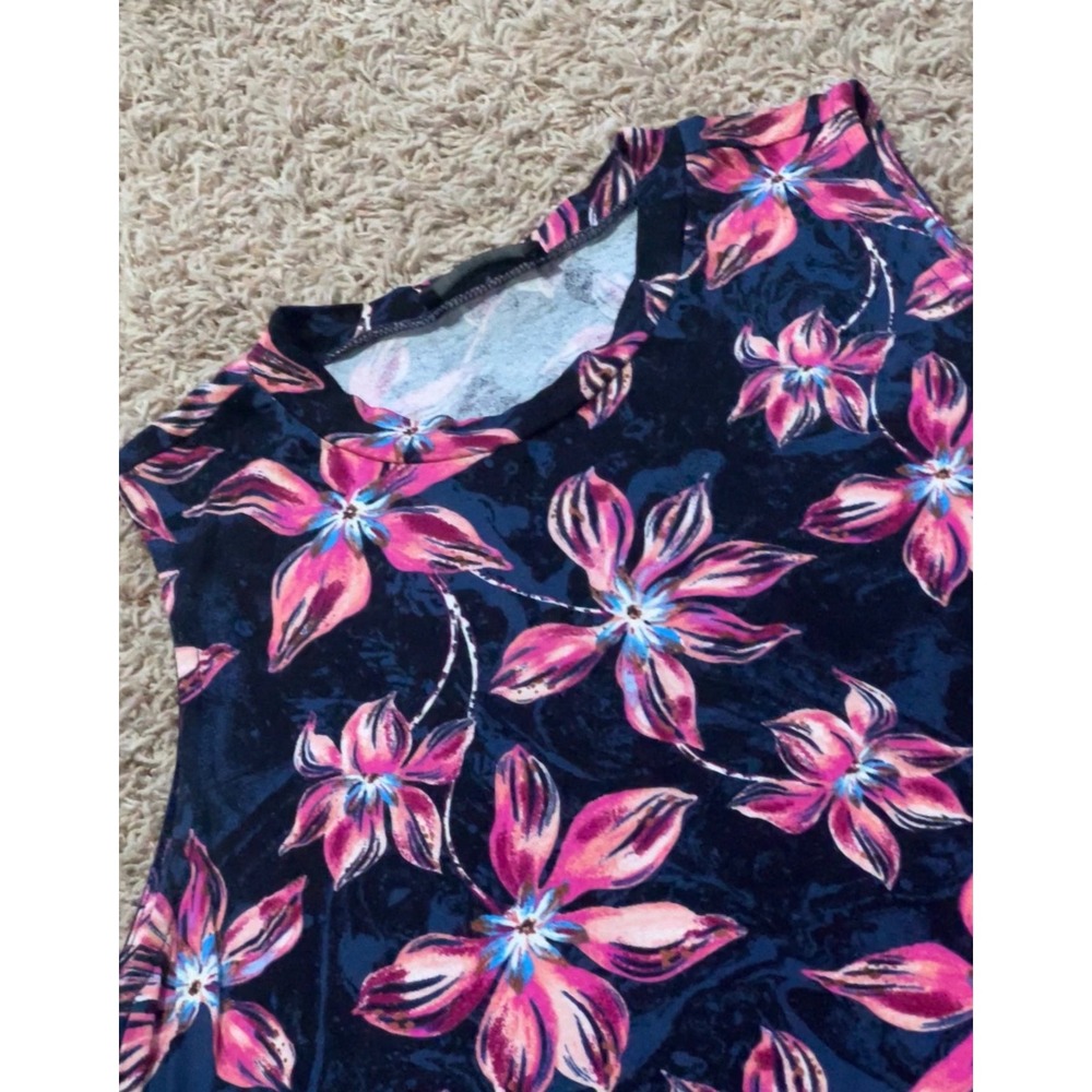Lane‎ Bryant Sleeveless Floral Tank Top Tunic Women's Size 18/20